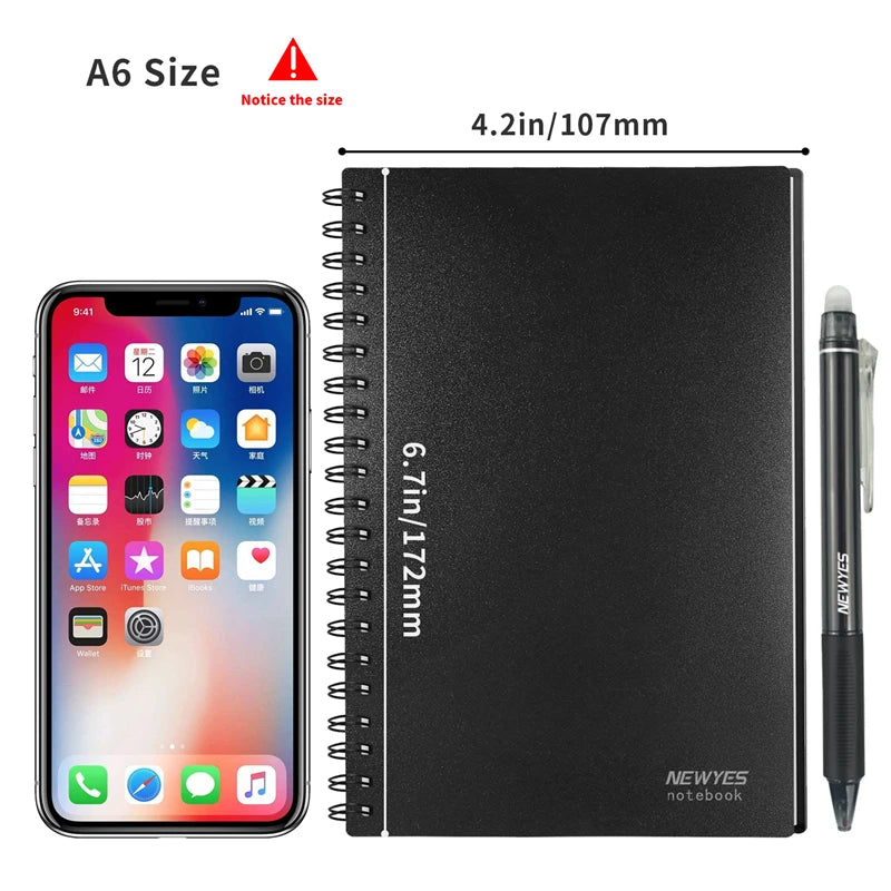 VELNIX Smart Reusable A6 Notebook